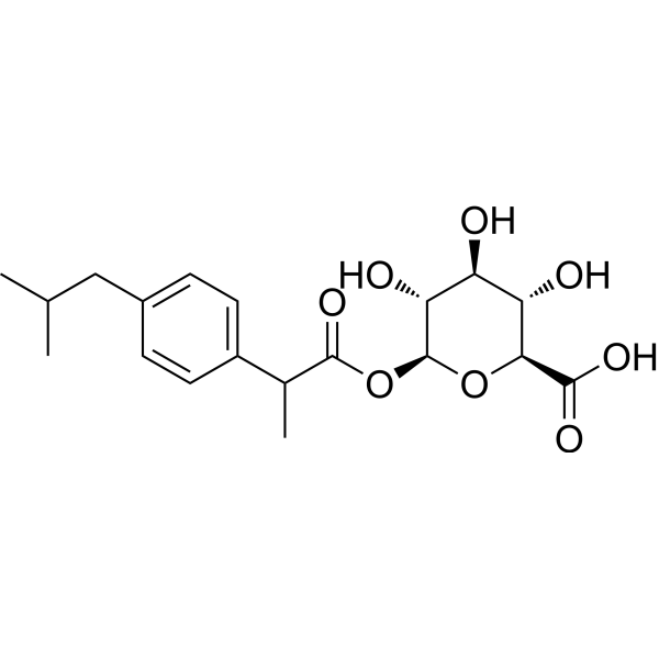 Ibuprofen acyl-β-D-glucuronide 115075-59-7